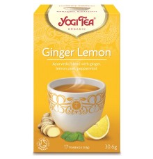 YOGI TEA GINGER LEMON (καυτερή δροσιά) 17φακ. Yogi Tea